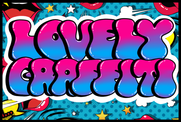 Bring Cool Creativity to Your Shop with the Lovely Graffiti Font