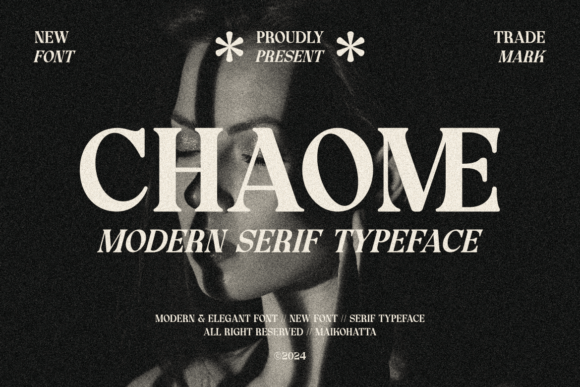 Chaome Font: A Stylish Serif Typeface for Editorial Design