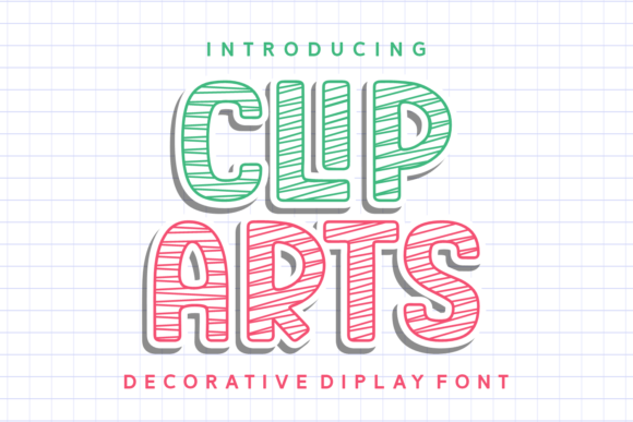 Clip Arts Font: A Playful, Hand-Drawn Typeface for Creative Projects
