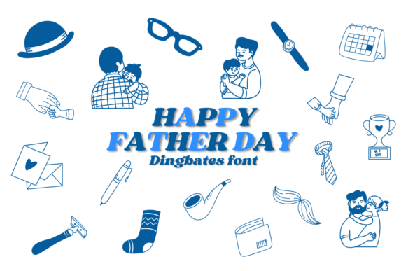 Happy Father Day Font for Campaigns