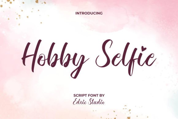 Hobby Selfie Font: Elevate Your Brand with Handwritten Elegance