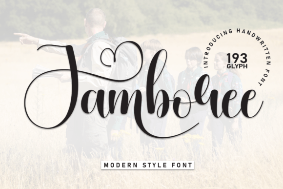 Jamboree Font for Stunning Script Typography and Brand Design