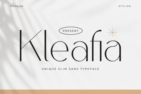 Kleafia Font: A Sleek Choice for Modern Branding Projects