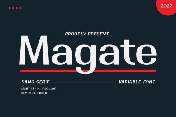 Magate Font: A Modern Typeface for Small Business Branding