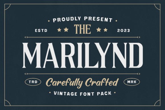 Marilynd Typeface for Nostalgic Web Design