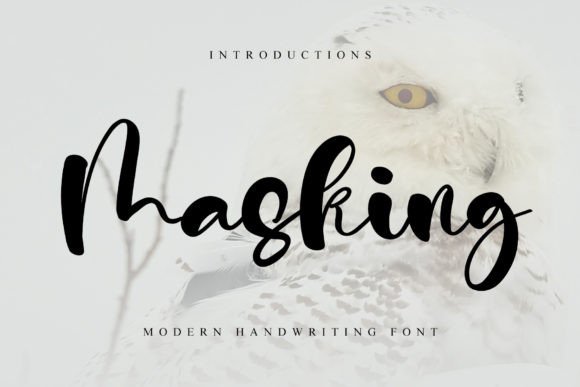Masking Font Review: A Warm Handwritten Typeface for Creative Branding