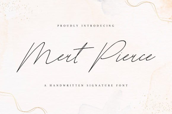 Mert Pierce Font: Elevate Your Brand with Signature Typography