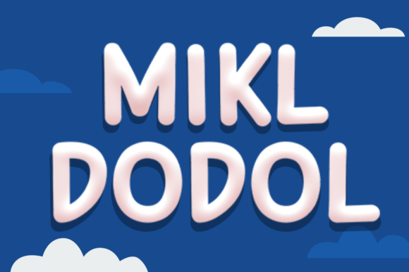 Mikl Dodol: A 3D Fluffy Typeface for Standout Branding