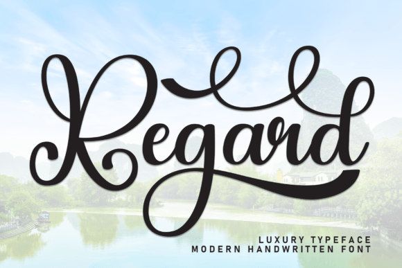 Regard Font: A Handwritten Typeface for Editorial Design