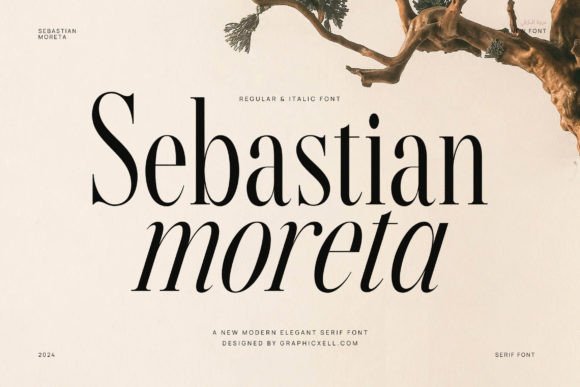 Sebastian Moreta Font in Real Brand Design Projects