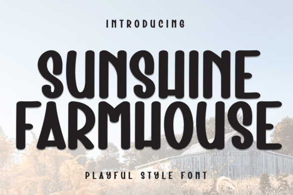 Sunshine Farmhouse Font for Modern Web Design Projects