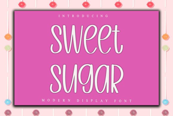 Sweet Sugar Font for Festive Branding and Business Materials