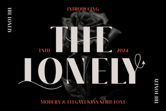 The Lonely Font for Modern and Elegant Web Design