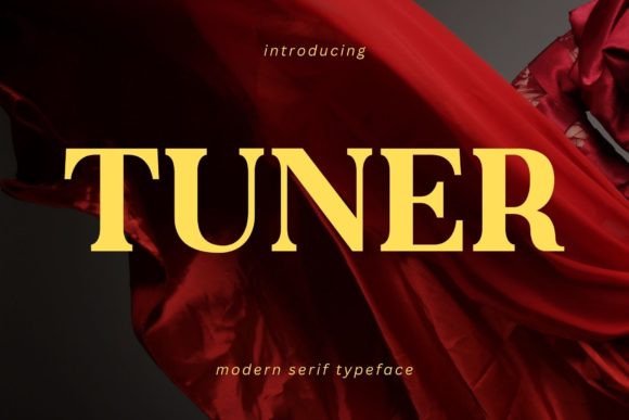 Tuner Font for Editorial Design and Elegant Branding