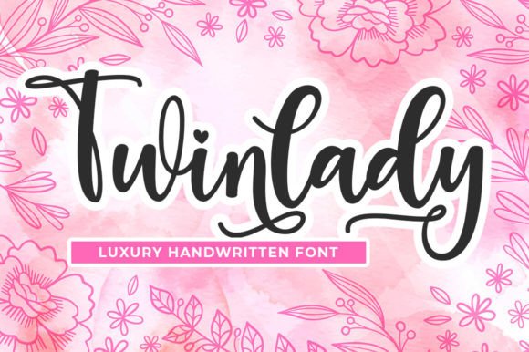 Twinlady Script Font for Creative and Commercial Projects