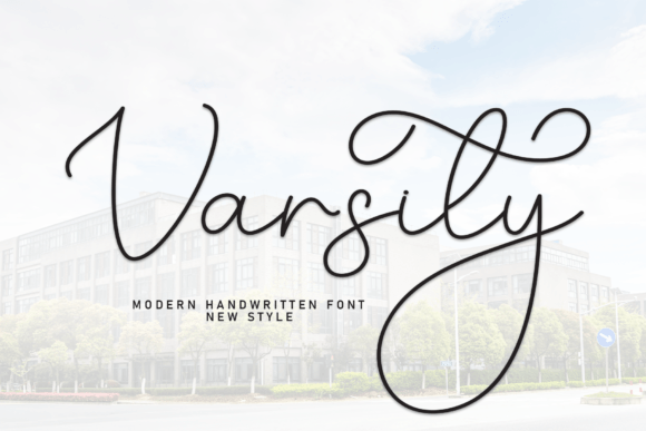 Varsity Font: A Modern Handwritten Script for Creative Branding